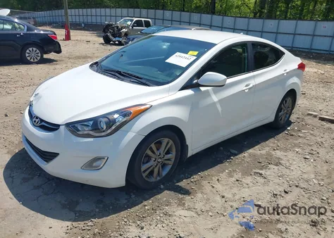 2013 Hyundai Elantra Gls from USA, damaged, VIN 5NPDH4AE0DH331911